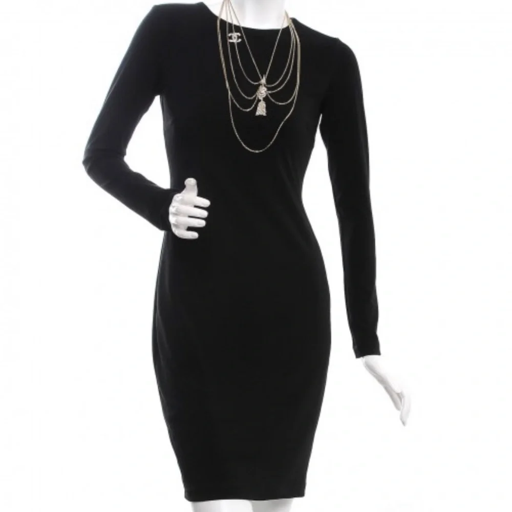 CHANEL Crystal Pearl Multi Strand Chain CC Arrow Necklace Gold - Picture 3 of 16